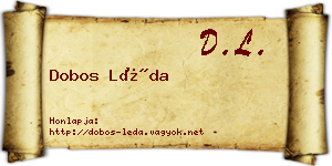 Dobos Léda névjegykártya